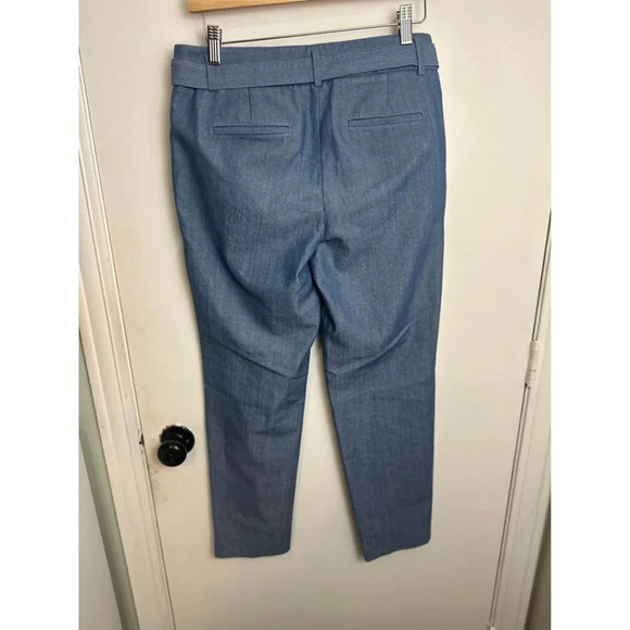 Loft women’s  blue chambray pants size 2 #0836 - Picture 2 of 8